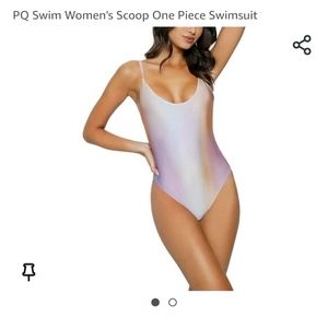 NWOT PQ Swim Womens One Piece Golden Hour, swimsuit, large